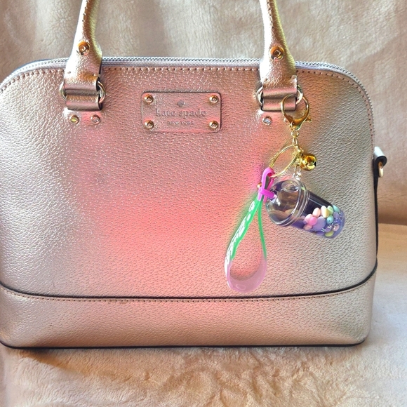 Purple and Pink Keychain/Bag Charm - Picture 3 of 4